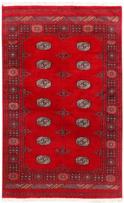 Red Bokhara 4' 1 x 6' 4 - No. 72799