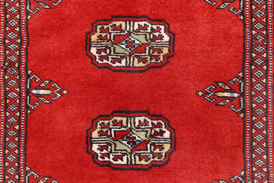 Firebrick Bokhara 2'  6" x 9'  9" - No. QA61786