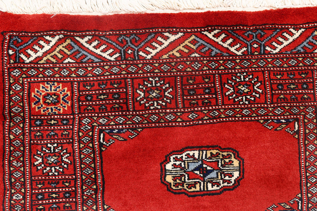 Firebrick Bokhara 2'  6" x 9'  5" - No. QA48651