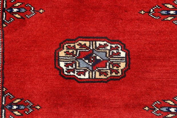 Red Bokhara 2'  7" x 9'  11" - No. QA42627