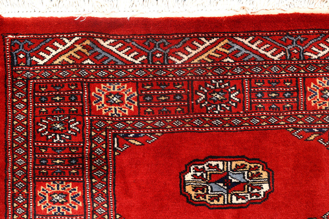 Red Bokhara 2'  7" x 9'  9" - No. QA16872