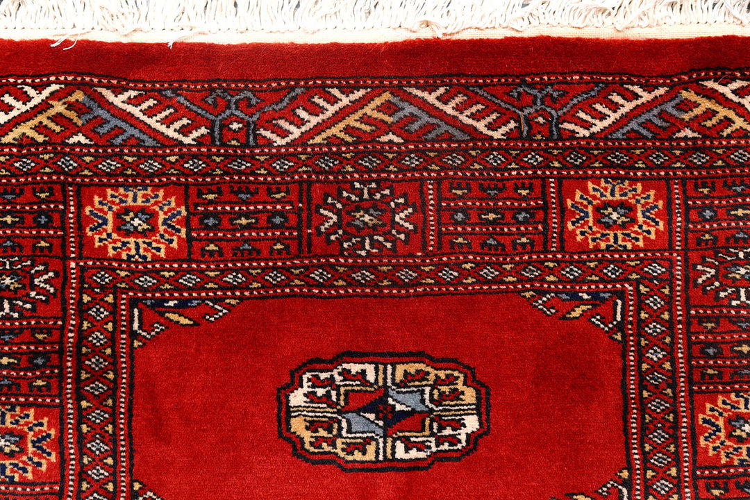Red Bokhara 2'  7" x 9'  9" - No. QA16872