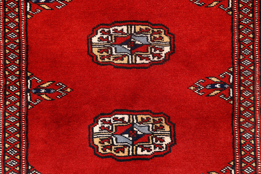 Red Bokhara 2'  7" x 9'  9" - No. QA16872