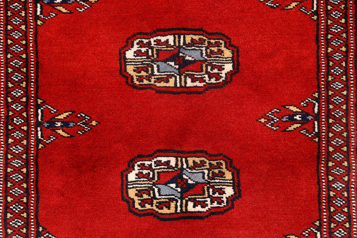 Red Bokhara 2'  7" x 9'  9" - No. QA16872