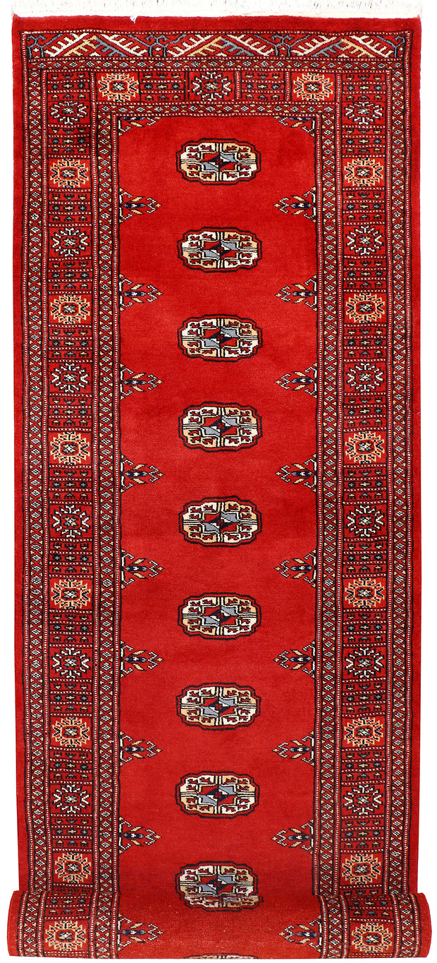 Red Bokhara 2' 7 x 9' 9 - No. 72832