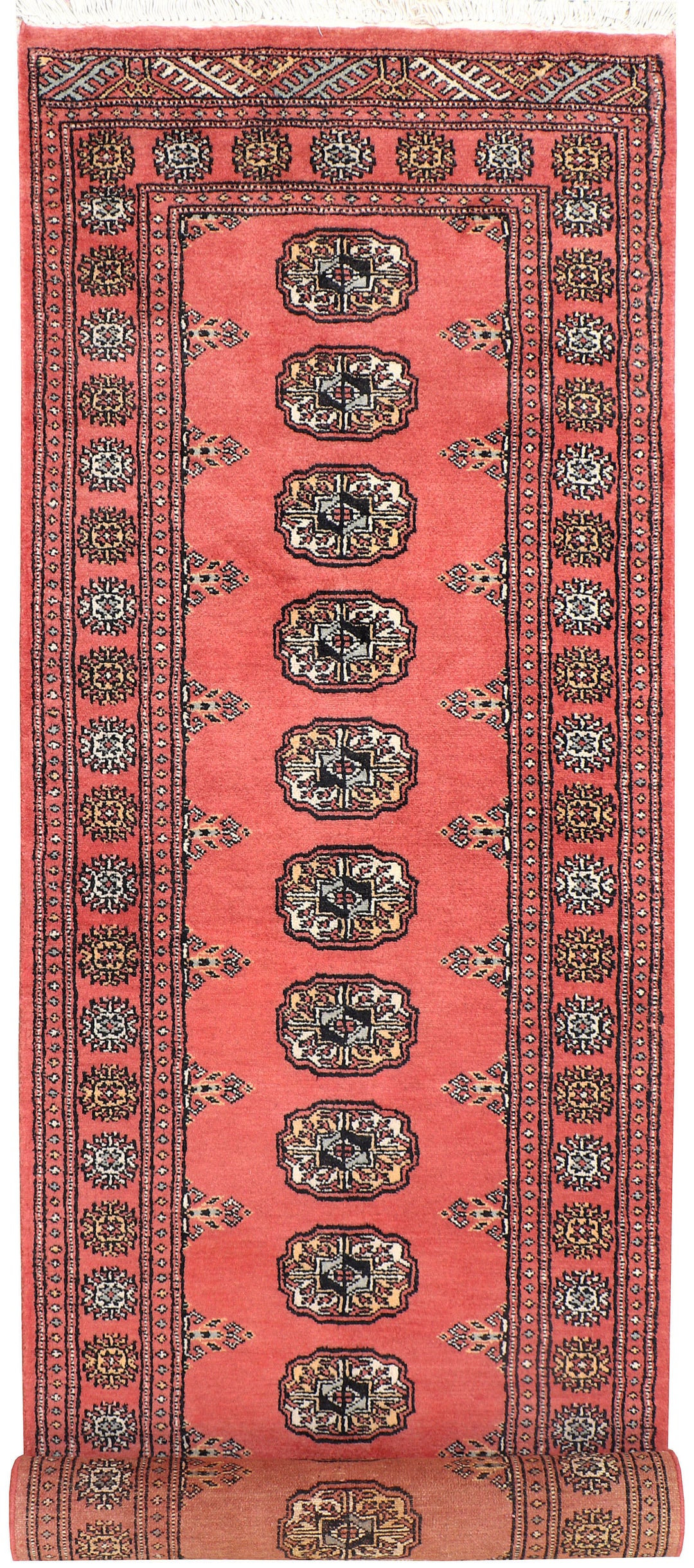 Salmon Bokhara 2' 6 x 10' 1 - No. 72839