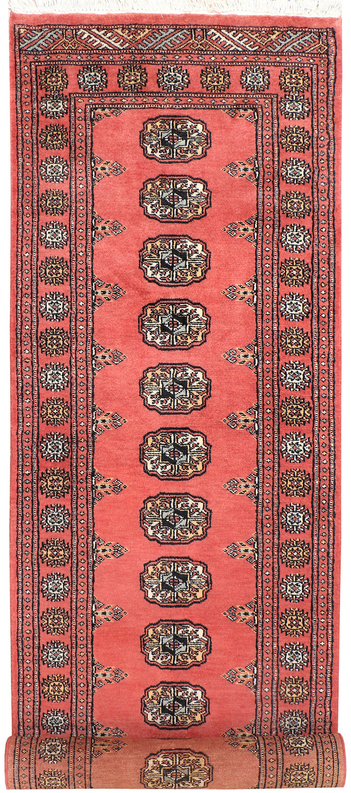 Salmon Bokhara 2'  6" x 10'  1" - No. QA98840