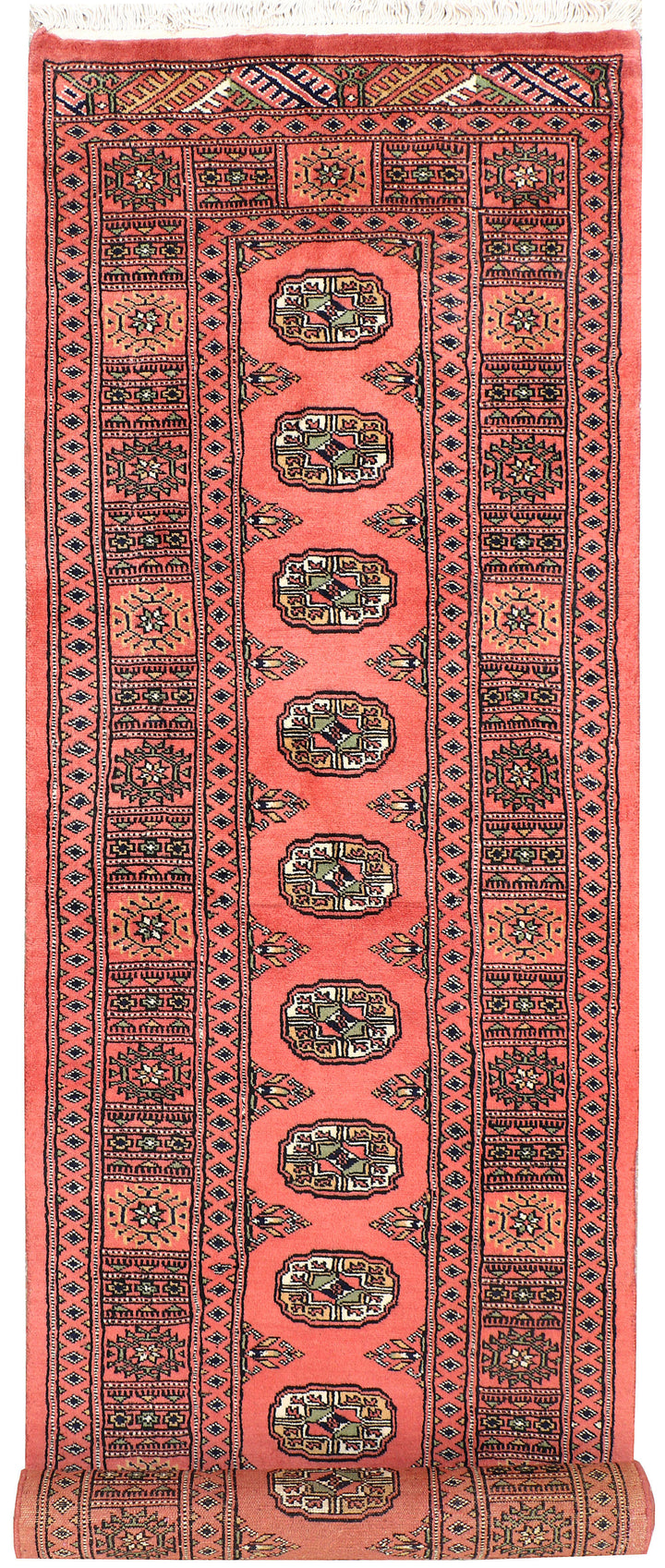 Salmon Bokhara 2'  6" x 10' " - No. QA36407