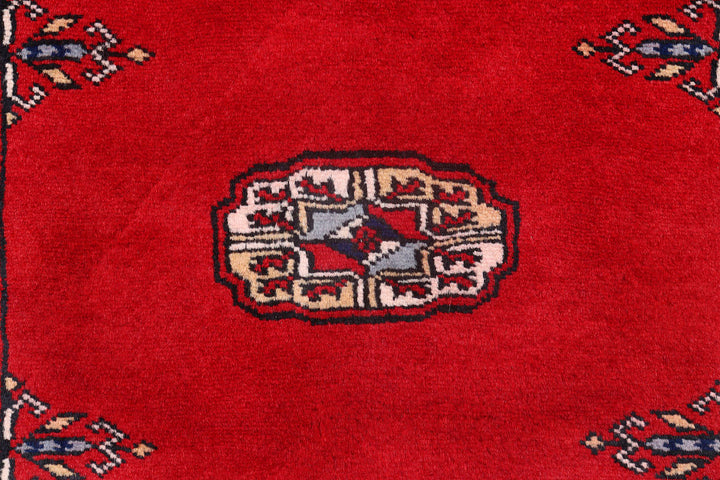 Firebrick Bokhara 2' 11 x 10' 2 - No. 72842