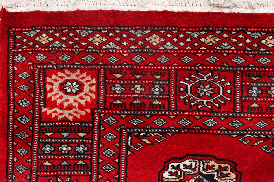 Firebrick Bokhara 2' 11 x 10' 2 - No. 72843