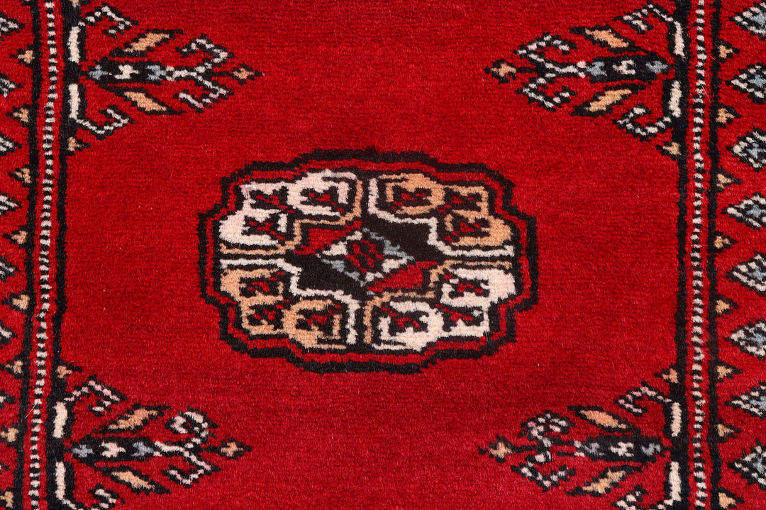 Firebrick Bokhara 2' 11 x 10' 2 - No. 72843