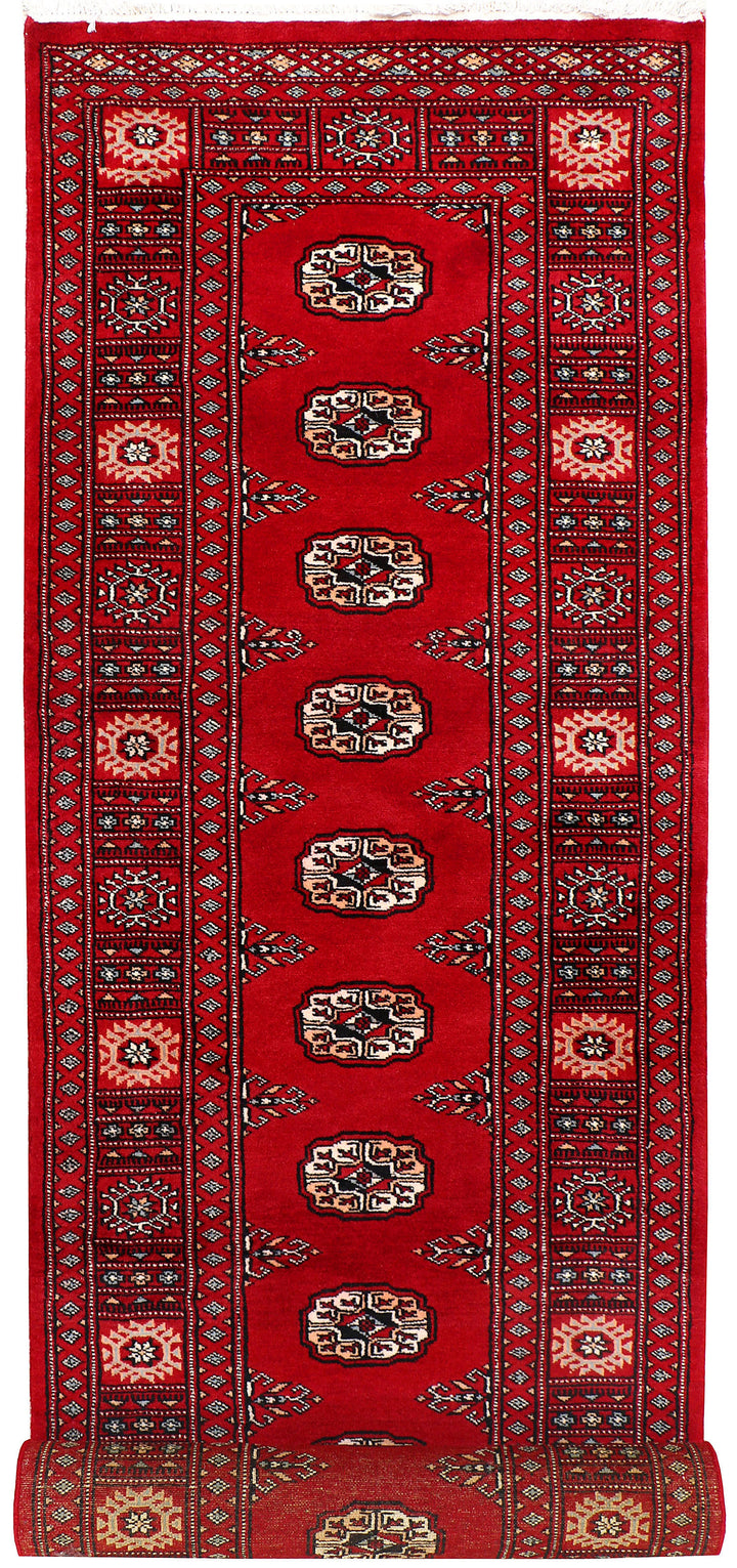 Firebrick Bokhara 2' 11 x 10' 2 - No. 72843