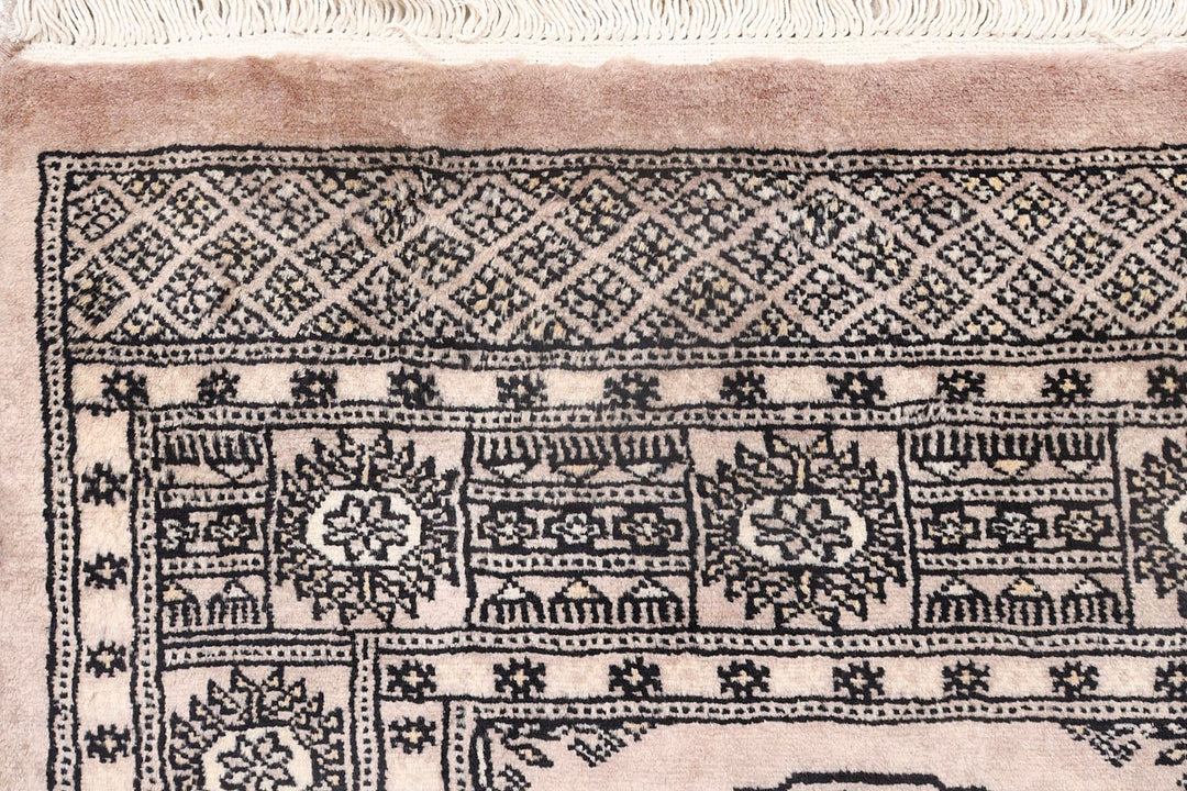 Misty Rose Bokhara 2'  7" x 10' " - No. QA57186