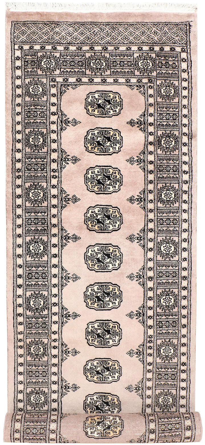 Misty Rose Bokhara 2'  7" x 10' " - No. QA57186