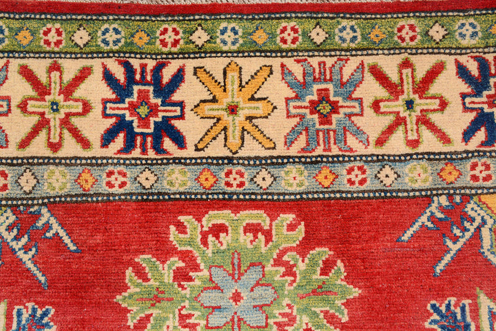 Firebrick Kazak 4'  11" x 6'  7" - No. QA72777