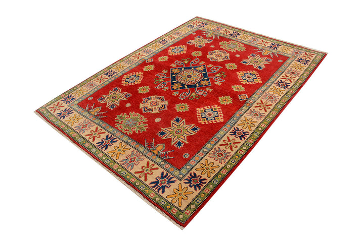 Firebrick Kazak 4' 11 x 6' 7 - No. 72847