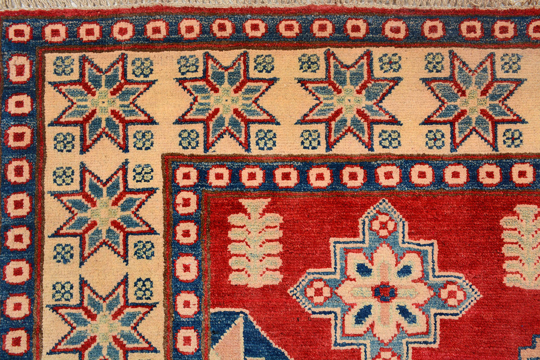 Firebrick Kazak 4' 11 x 6' 7 - No. 72849