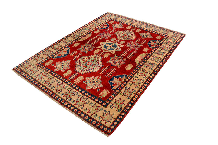 Firebrick Kazak 4' 11 x 6' 7 - No. 72849