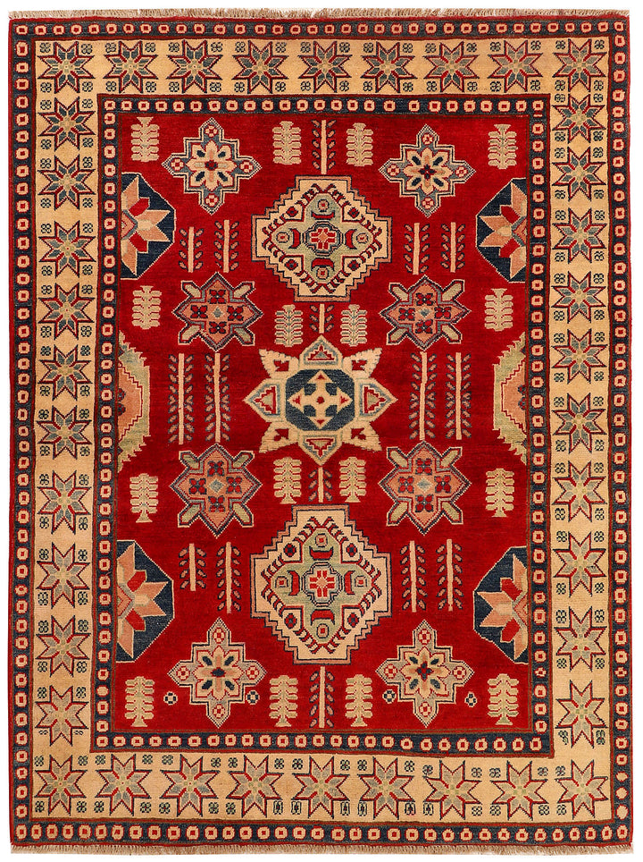 Firebrick Kazak 4' 11 x 6' 7 - No. 72849