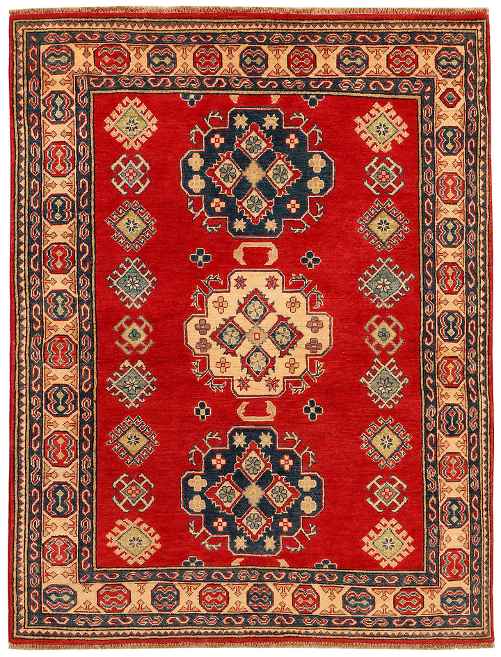 Firebrick Kazak 4'  10" x 6'  7" - No. QA45036