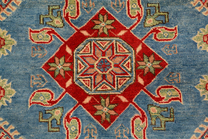 Cadet Blue Kazak 4'  8" x 6'  6" - No. QA32249
