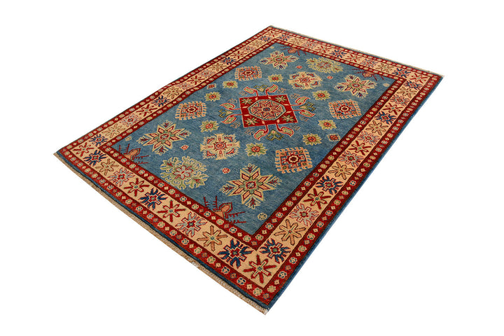 Cadet Blue Kazak 4' 8 x 6' 6 - No. 72853