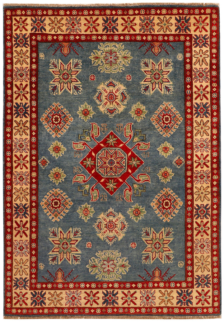 Cadet Blue Kazak 4'  8" x 6'  6" - No. QA32249