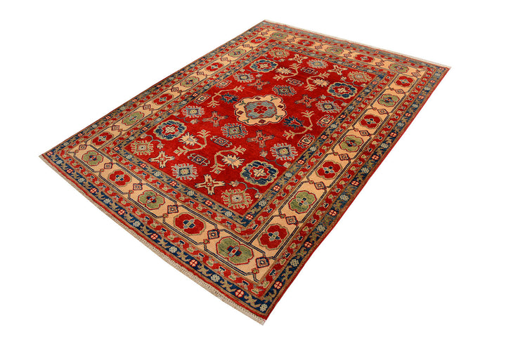 Firebrick Kazak 4' 11 x 6' 8 - No. 72855