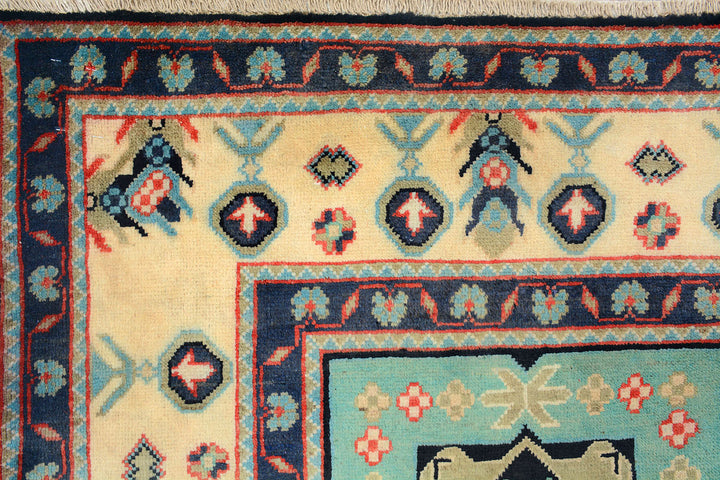 Multi Colored Kazak 6'  8" x 9'  9" - No. QA23374