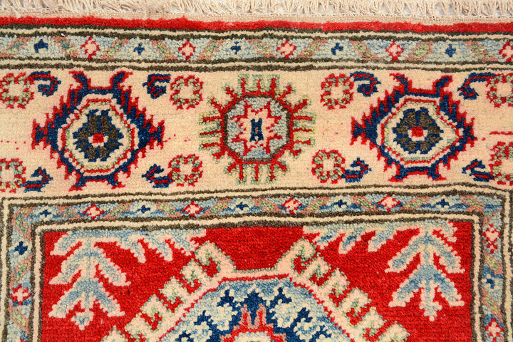 Firebrick Kazak 2'  6" x 9'  9" - No. QA21145