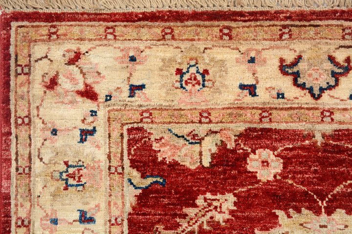 Firebrick Oushak 2'  6" x 9'  4" - No. QA91426