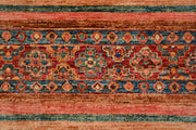 Multi Colored Kazak 2'  9" x 9'  7" - No. QA57161