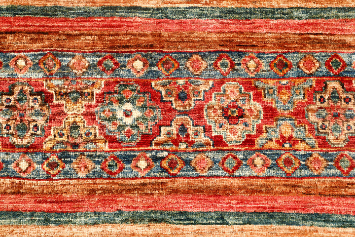 Multi Colored Kazak 2'  9" x 9'  7" - No. QA14400