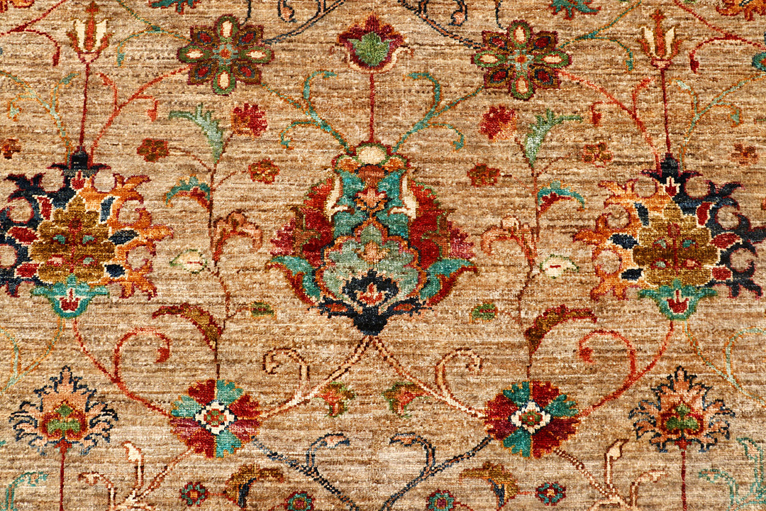 Tan Kazak 8'  2" x 9'  9" - No. QA77639