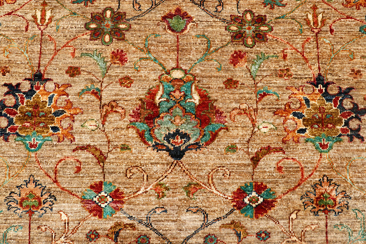 Tan Kazak 8'  2" x 9'  9" - No. QA77639