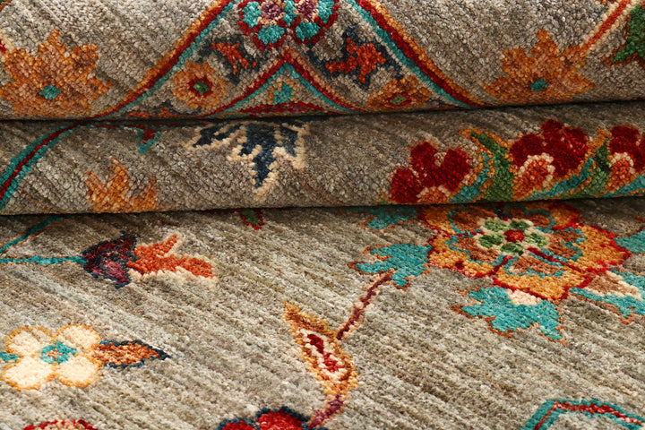 Multi Colored Kazak 7'  10" x 9'  9" - No. QA40321