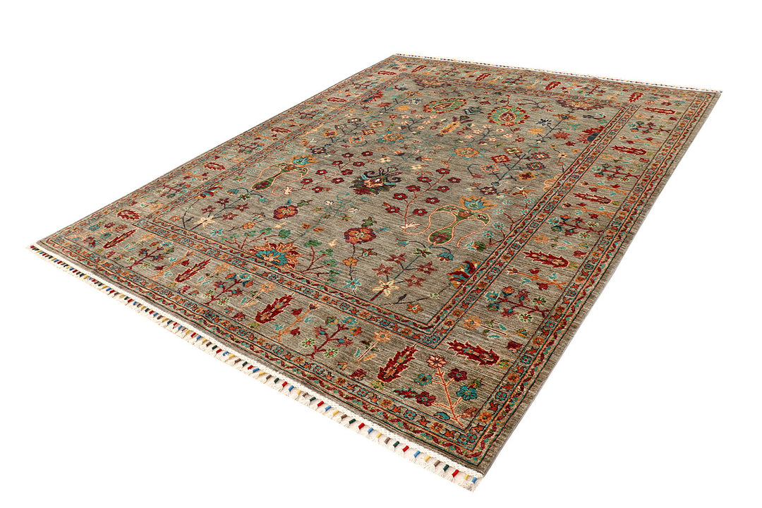 Multi Colored Kazak 7'  10" x 9'  9" - No. QA40321