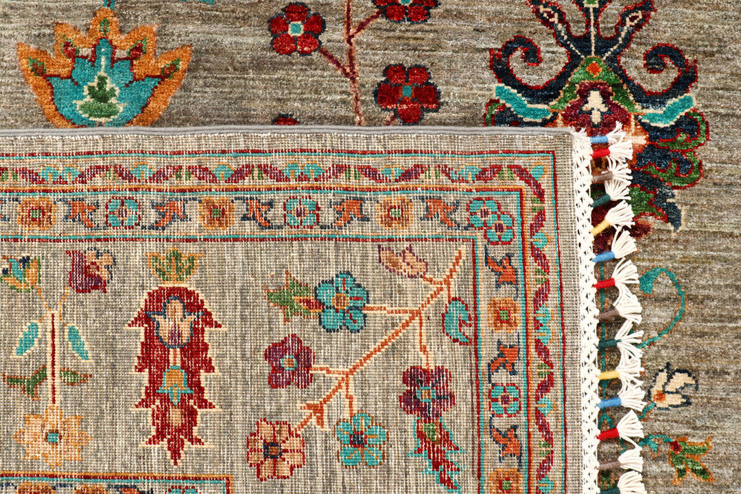 Multi Colored Kazak 7'  10" x 9'  9" - No. QA40321