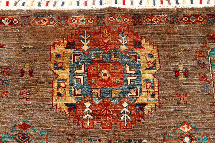 Multi Colored Kazak 9'  1" x 12' " - No. QA29827