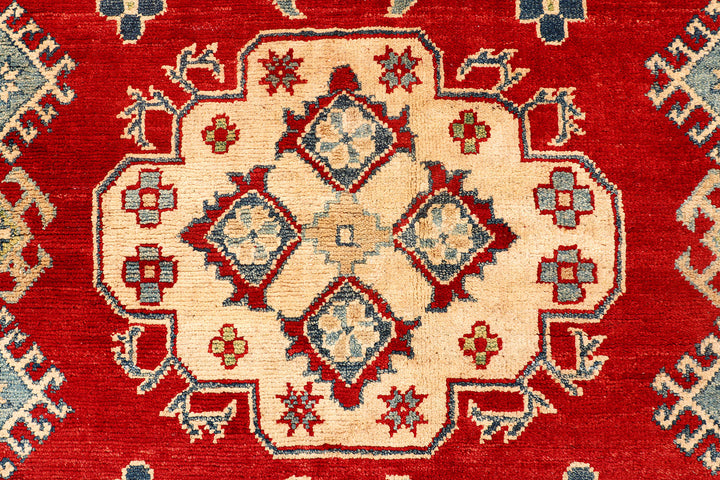 Firebrick Kazak 4'  10" x 6'  6" - No. QA68117