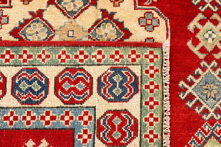 Firebrick Kazak 4'  10" x 6'  6" - No. QA68117