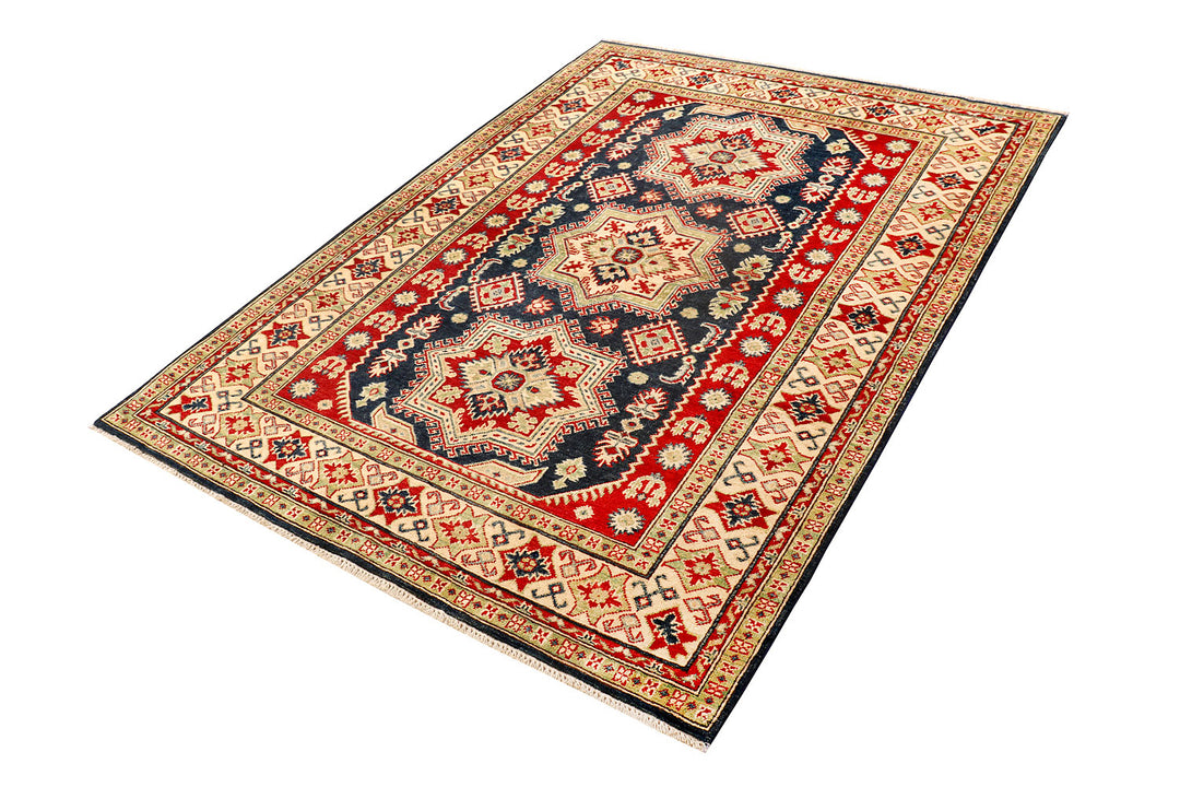 Midnight Blue Kazak 4' 11 x 6' 9 - No. 72932