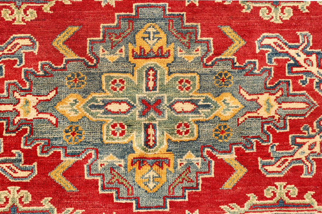 Firebrick Kazak 5'  1" x 6'  9" - No. QA55620