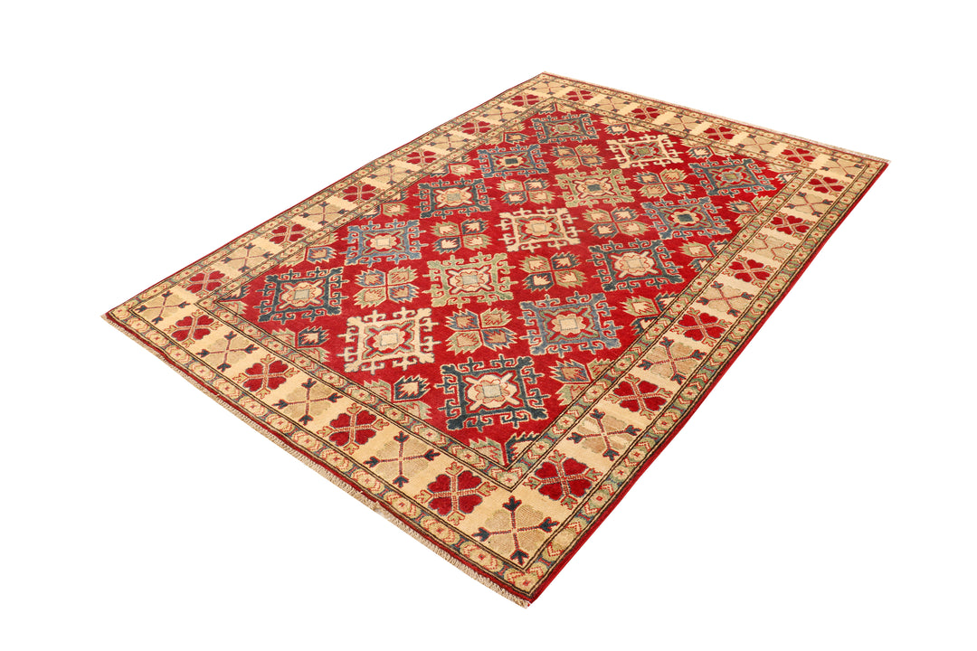 Firebrick Kazak 5'  x" 6'  11" - No. QA48776