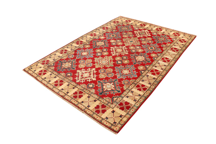 Firebrick Kazak 5'  x" 6'  11" - No. QA48776