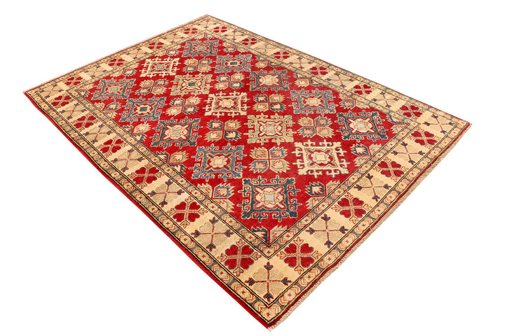 Firebrick Kazak 5' x 6' 11 - No. 72935