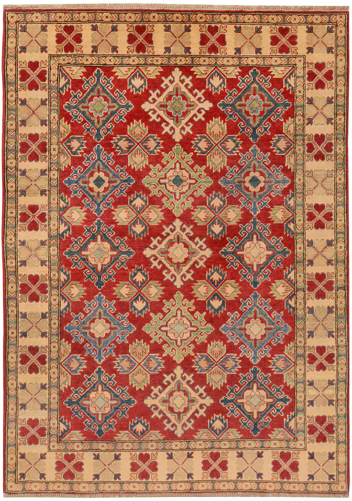 Firebrick Kazak 5'  x" 6'  11" - No. QA48776
