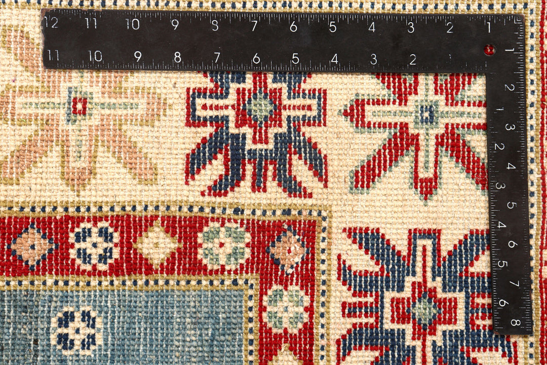 Steel Blue Kazak 4' 10 x 6' 11 - No. 72936