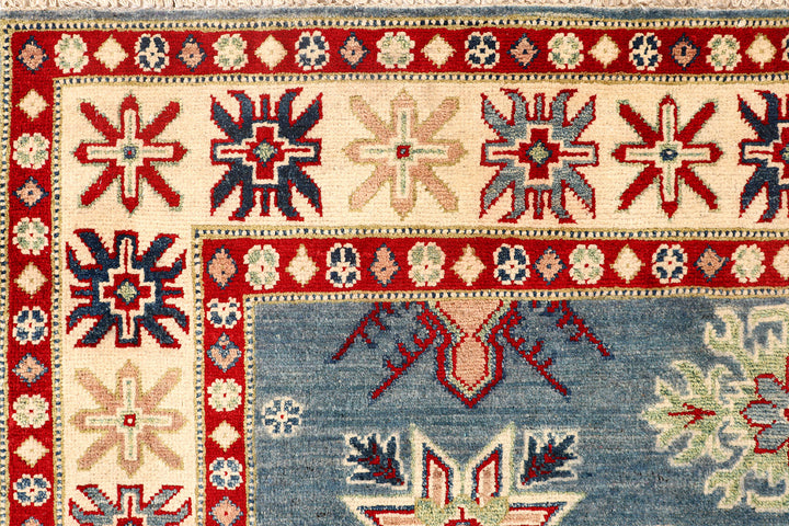 Steel Blue Kazak 4' 10 x 6' 11 - No. 72936