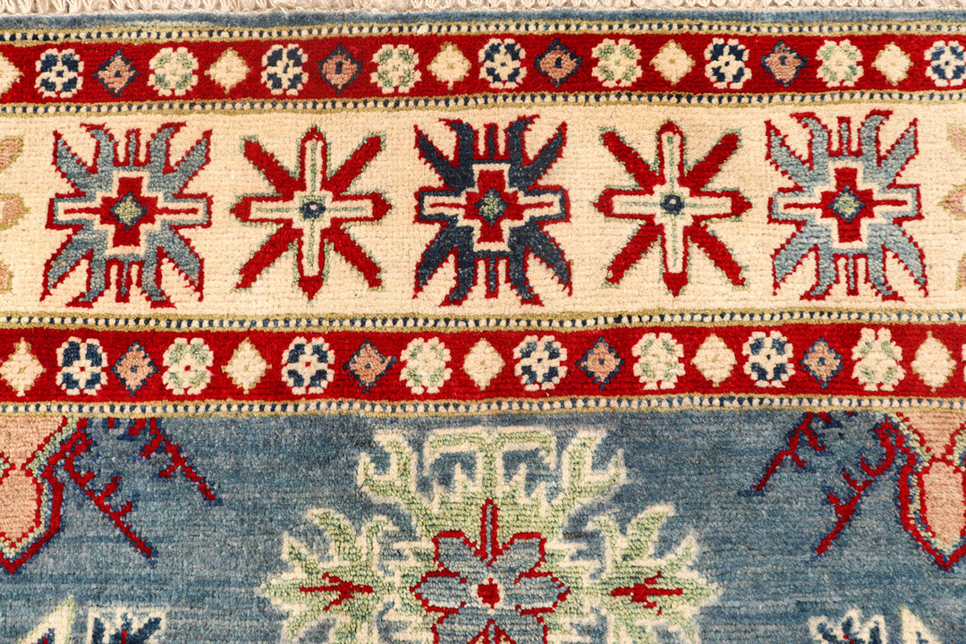 Steel Blue Kazak 4' 10 x 6' 11 - No. 72936